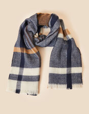 Check Blanket Scarf, , large