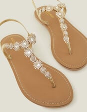 Rome Sparkle Sandals, Gold (GOLD), large