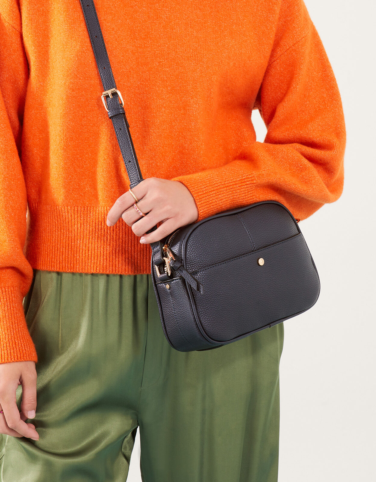 Abby Camera Bag Blue Crossbody Bags Accessorize ROI