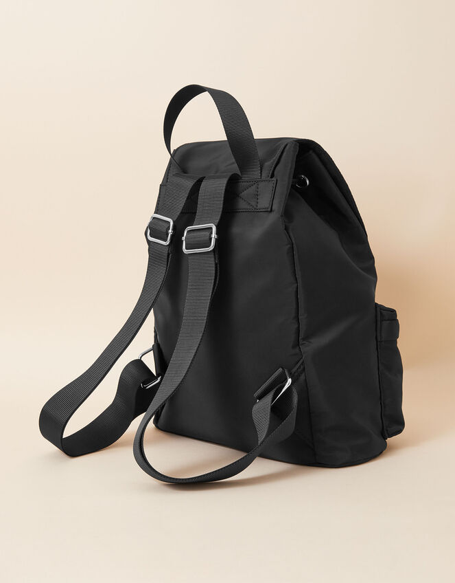 Zip Backpack in Recycled Nylon, , large