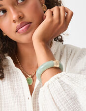 Chunky Resin Bangle, , large