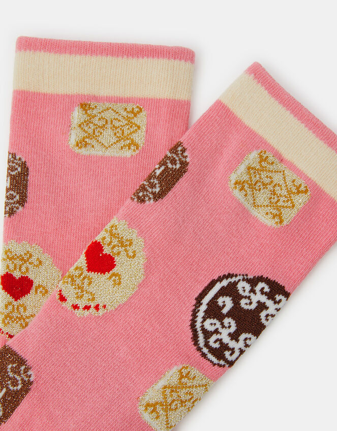 Biscuit Print Socks, , large