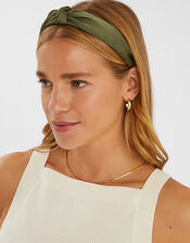 Satin Knot Headband, , large
