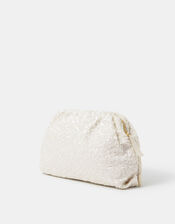 Macrame Sequin Clutch Bag, , large