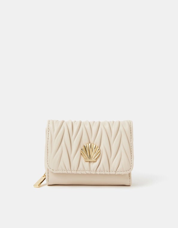 Shell Tri-Fold Purse, , large