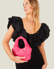 Mini Puff Handheld Bag, Pink (FUCHSIA), large