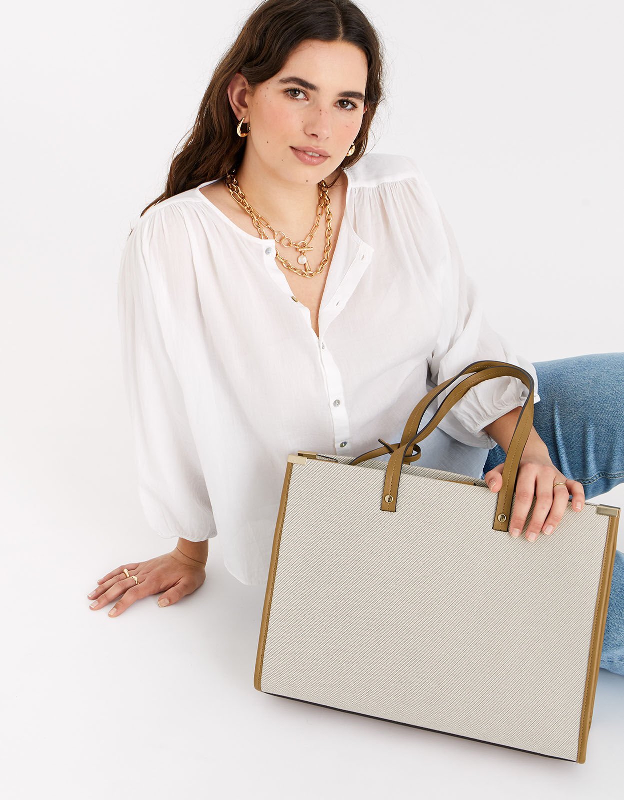 Large structured handbag outlet