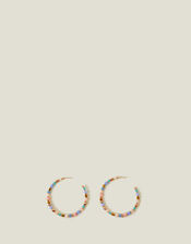 Faceted Bead Hoops, , large