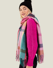 Check Blanket Scarf, , large