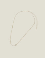 Sterling Silver-Plated Vine Collar Necklace, , large