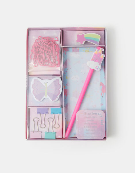Girls Mini Unicorn Stationery Set, , large