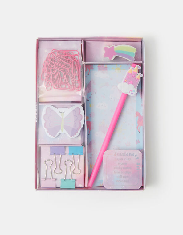 Girls Mini Unicorn Stationery Set, , large