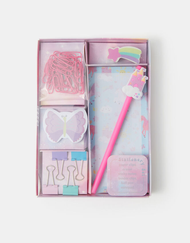 Girls Mini Unicorn Stationery Set, , large