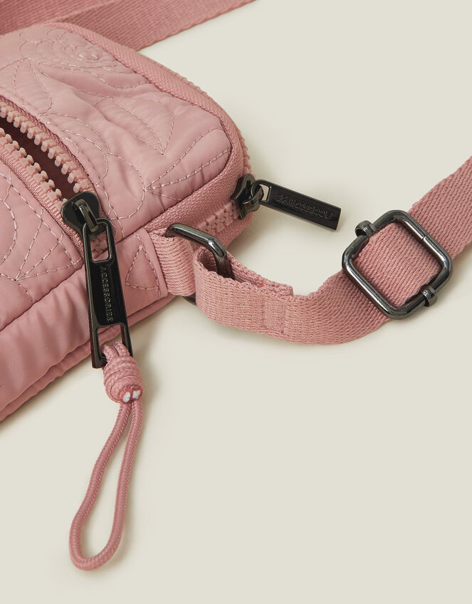 Quilted Nylon Phone Bag, , large