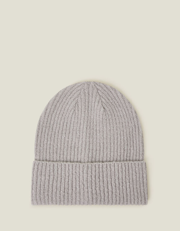 Soho Knit Beanie Hat, Grey (LIGHT GREY), large