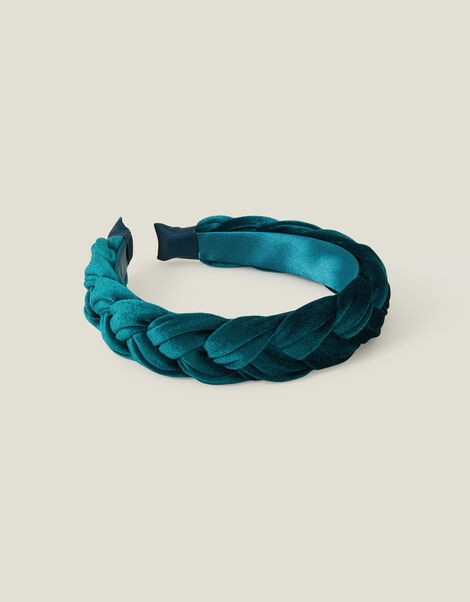 Velvet Plait Headband, , large