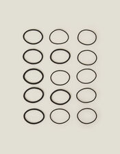 15-Pack Mix Plain Hair Bands, , large