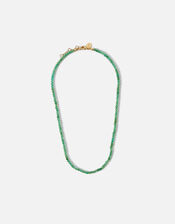 14ct Gold-Plated Healing Stone Aventurine Beaded Necklace , , large