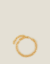 14ct Gold-Plated Chunky Curb Chain Bracelet, , large