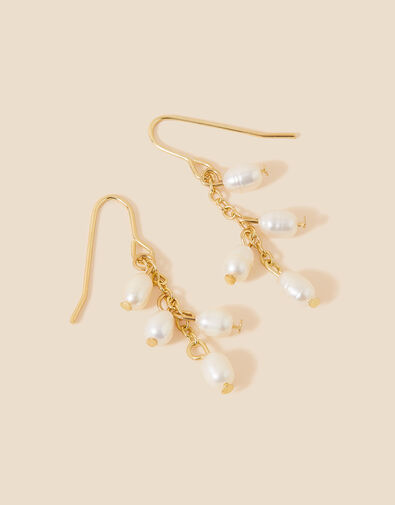 Pearl Drop Earrings, , large