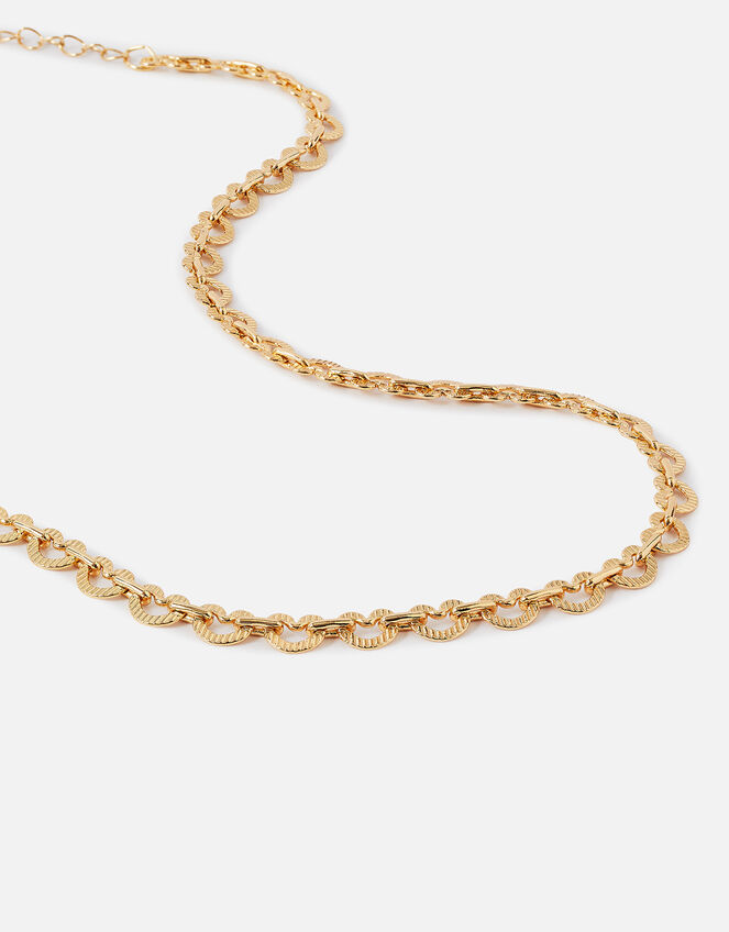 Heart Link Collar Necklace