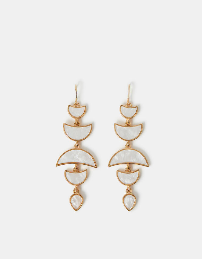 Lunar Long Drop Earrings, , large