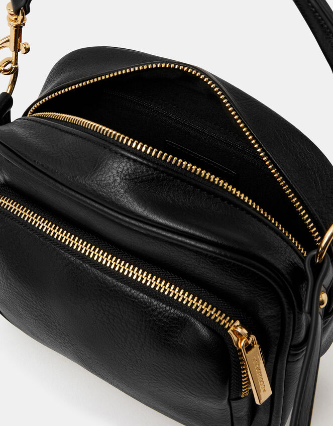 Boxy Crossbody Bag, Black (BLACK), large