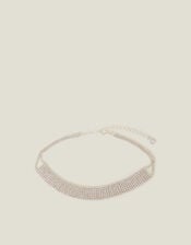 Crystal Cupchain Choker Necklace, , large