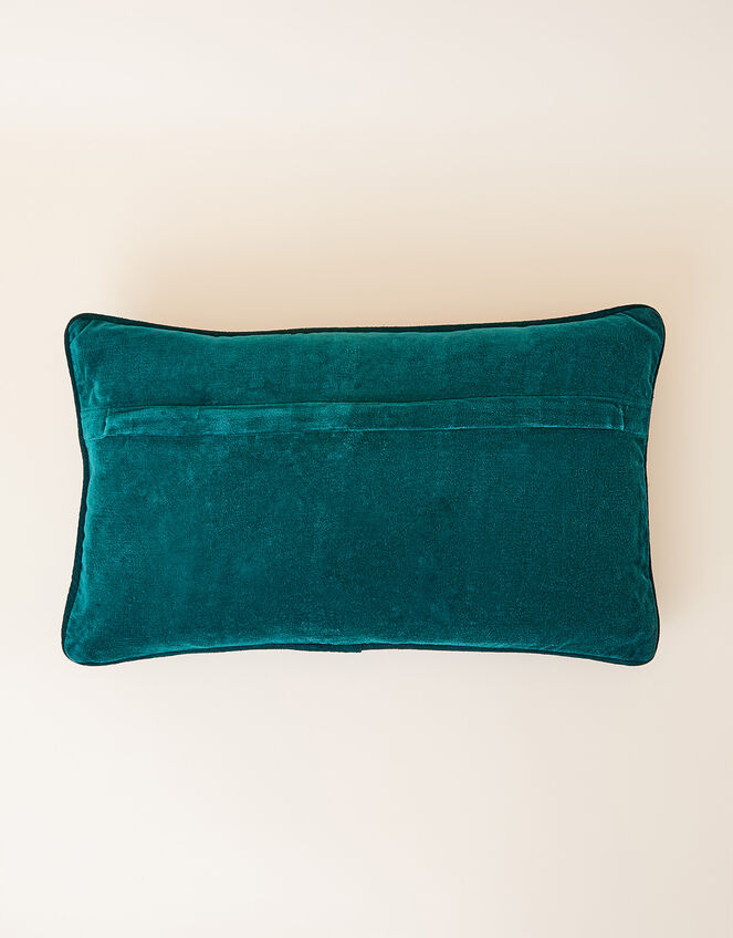 Embellished Love Velvet Cushion Cover, , large