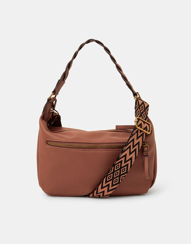 Multi Strap Crossbody Bag, Tan (TAN), large