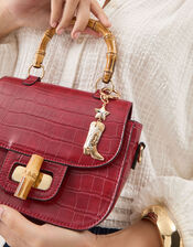 Cowboy Boot Bag Charm, , large