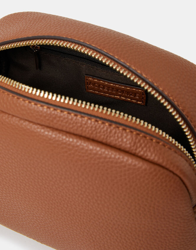 Webbing Strap Small Crossbody Bag, Tan (TAN), large