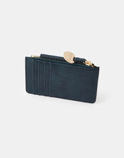 Shoreditch Card Holder with Charm, Teal (TEAL), large