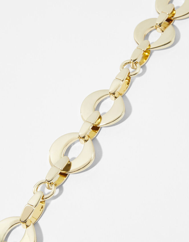 Gold-Plated Chunky Chain Necklace, , large