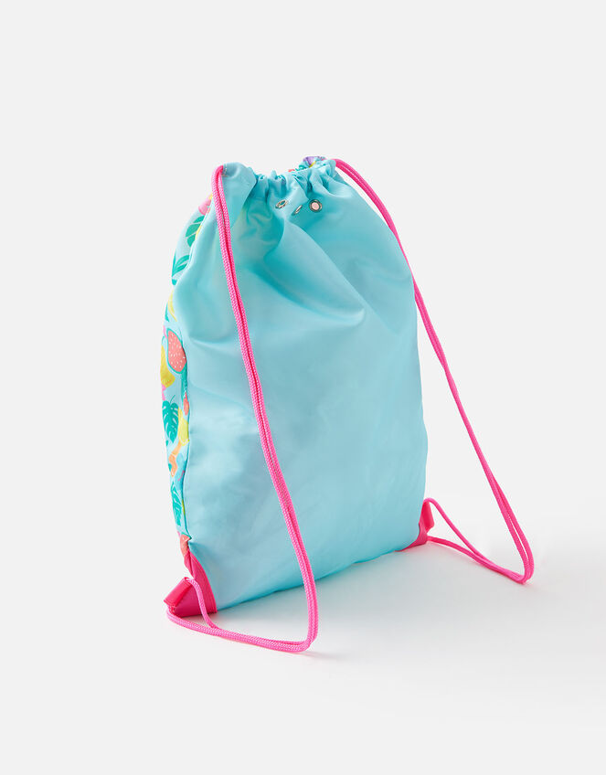 Fruit Print Drawstring Bag, , large