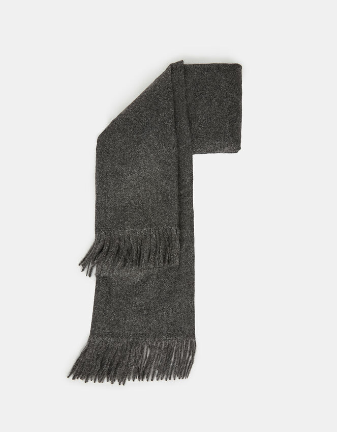 Holly Super-Soft Blanket Scarf, Grey, large