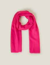 Lightweight Plain Scarf, Pink (FUCHSIA), large