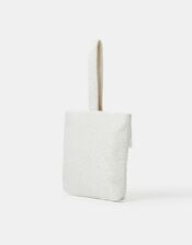 Bridal Beaded Fringe Bag, , large