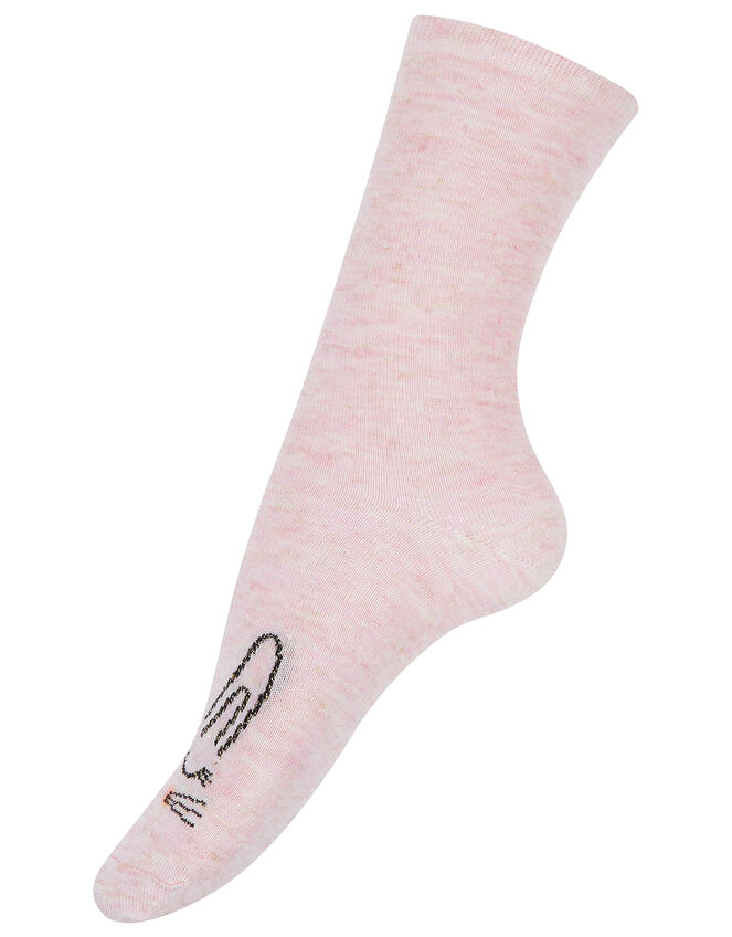 Rosie Rabbit Sparkle Ankle Socks, , large