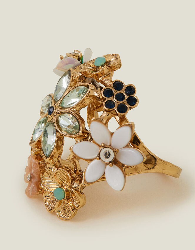 Floral Bouquet Ring , Multi (PASTEL MULTI), large