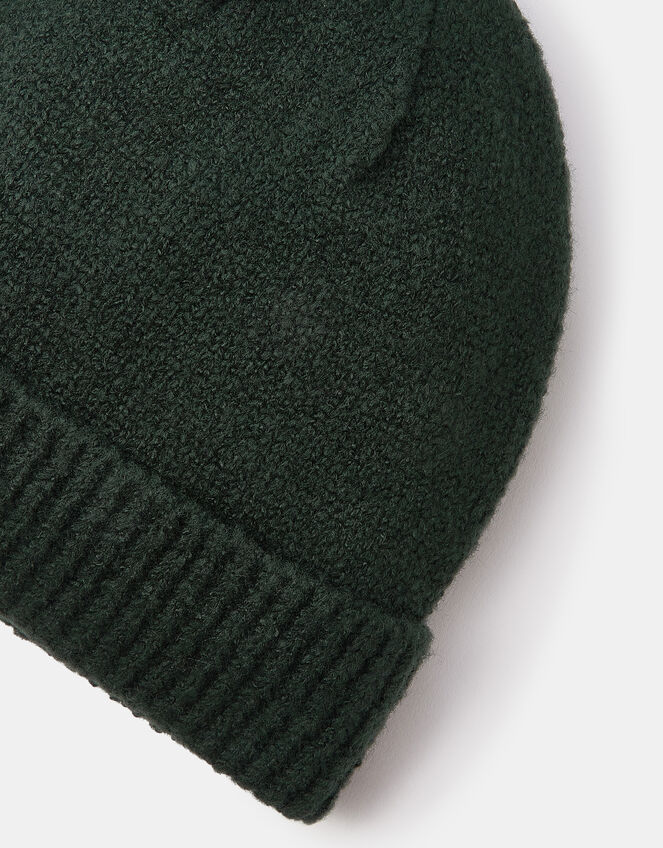 Plain Beanie Hat, Green (GREEN), large