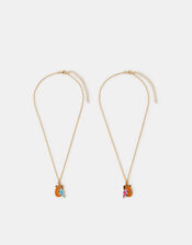 2-Pack Girls BFF Capybara Necklaces, , large