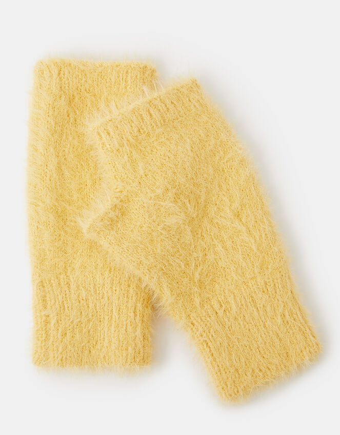 Fuzzy Fingerless Gloves, , large