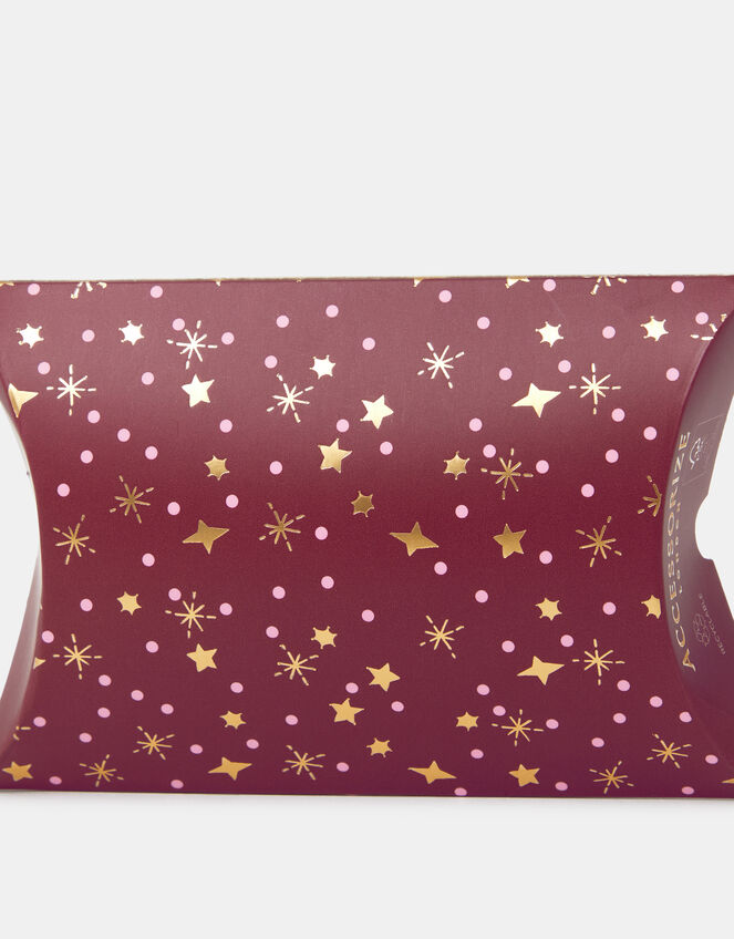 Star Print Christmas Gift Pillow Pack, , large