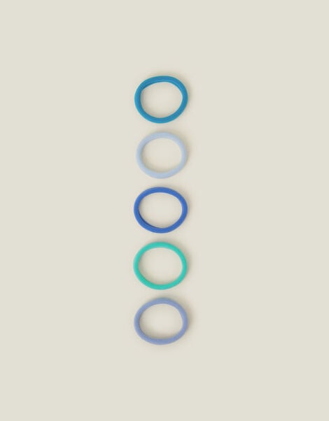 Towelling Hair Bands 5 Pack, , large