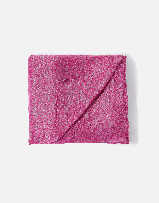 Glitter Occasion Scarf, Pink (FUCHSIA), large