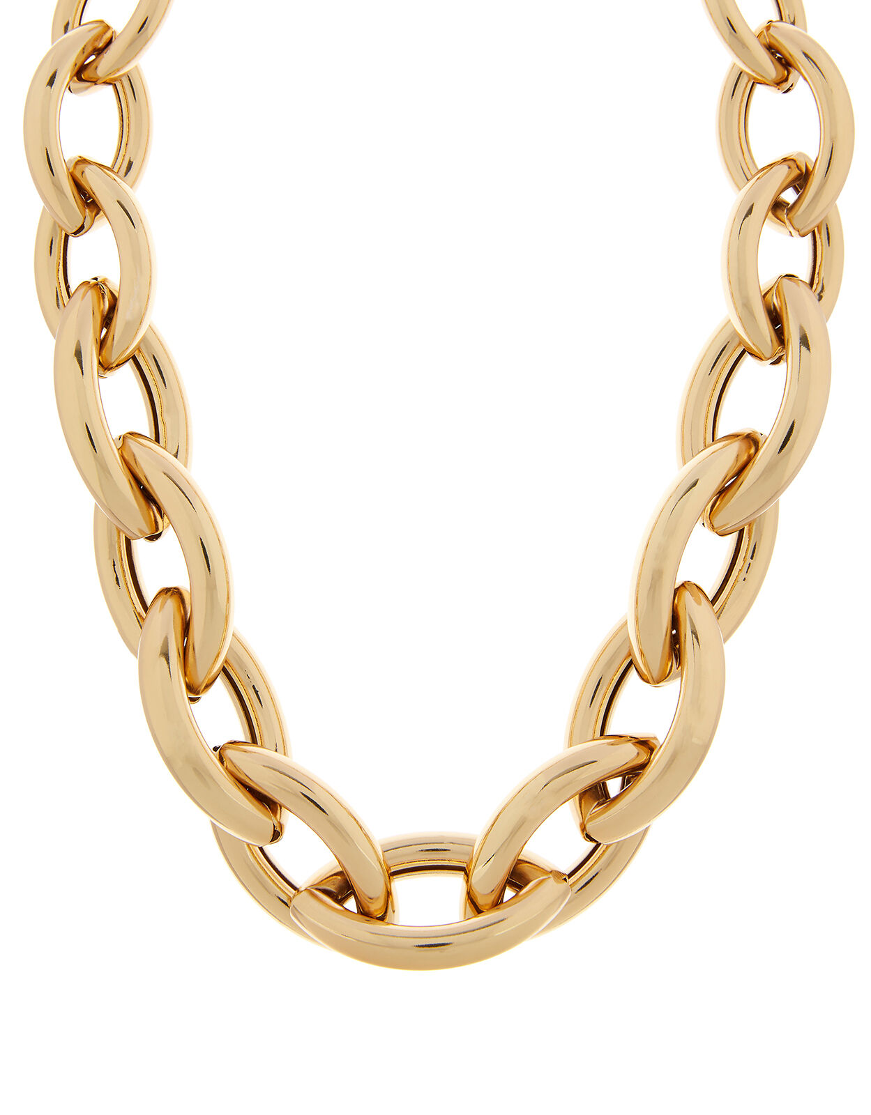 Chunky gold choker necklace deals