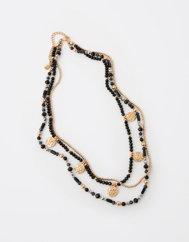 Beaded Multi-Row Necklace, , large
