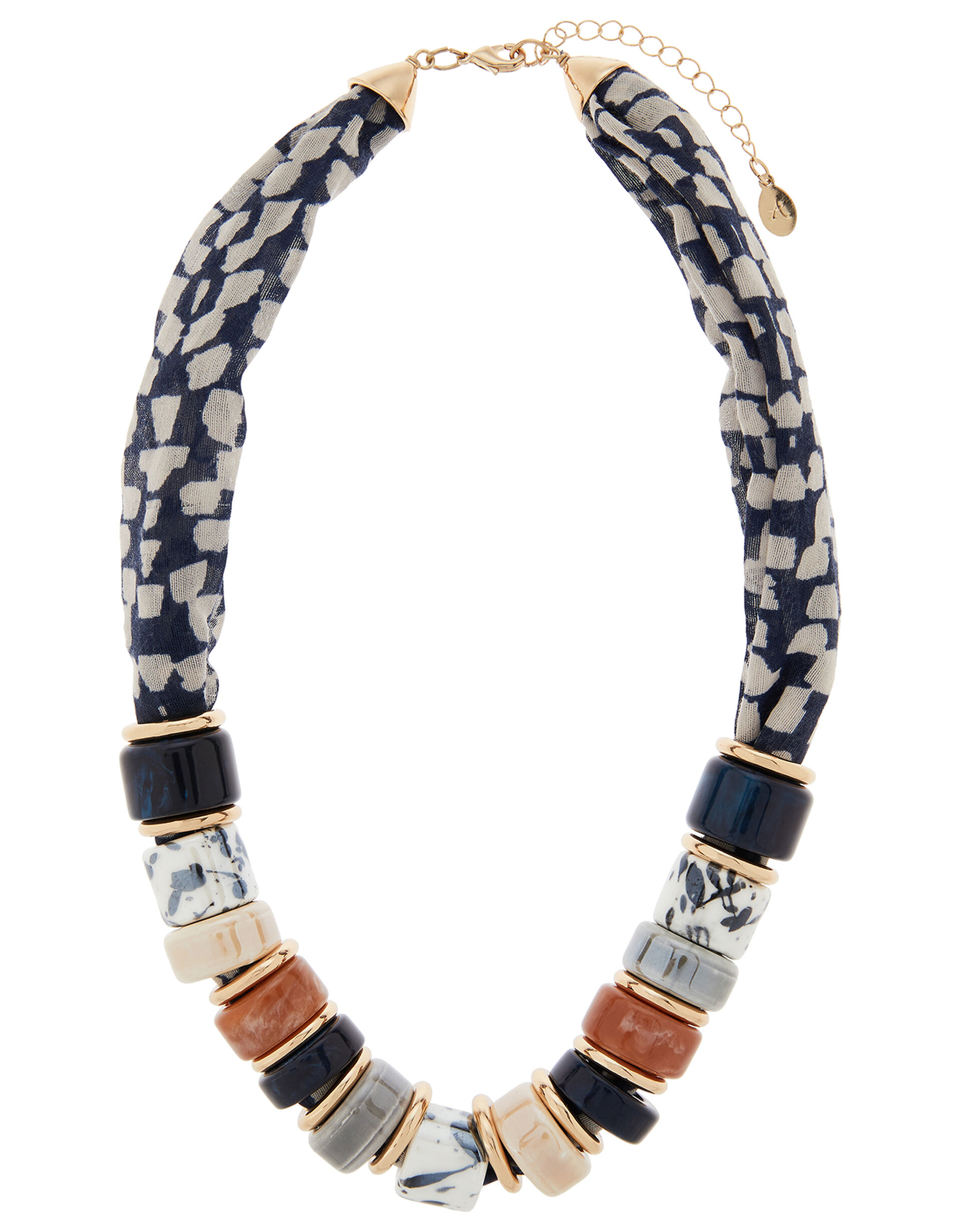 Lizzie Ceramic Bead Collar Necklace, , large