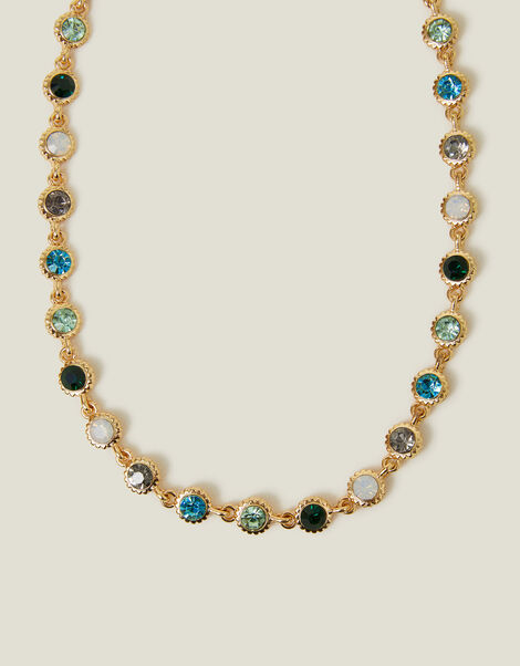Eclectic Gem Collar Necklace, , large